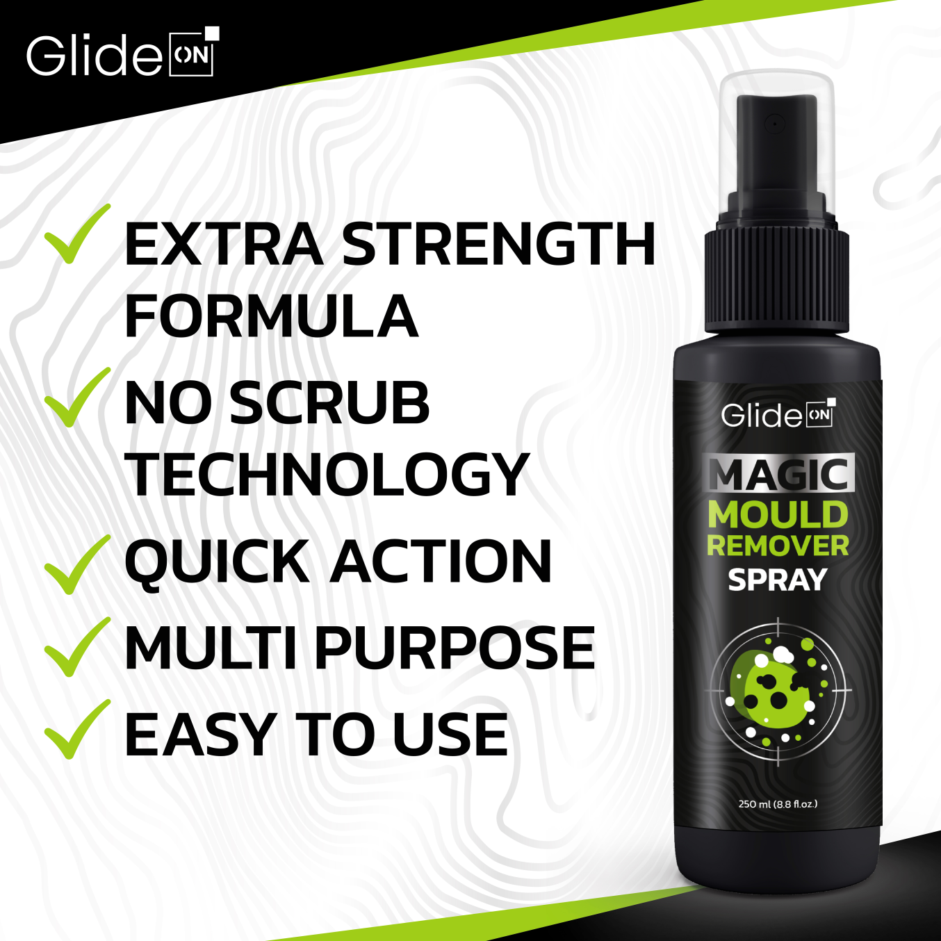 Magic Mould Remover Spray – Extra Strength Formula for Black Mould Removal (250ml)