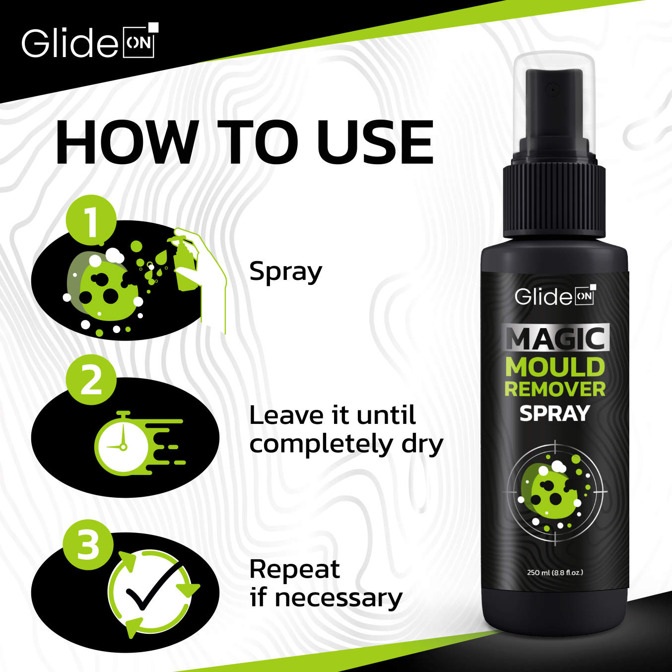 Magic Mould Remover Spray – Extra Strength Formula for Black Mould Removal (250ml)